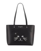Maybelle Shoulder Tote Bag With Choupette Kitty Face