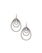 Classic Chain Carved Drop Earrings