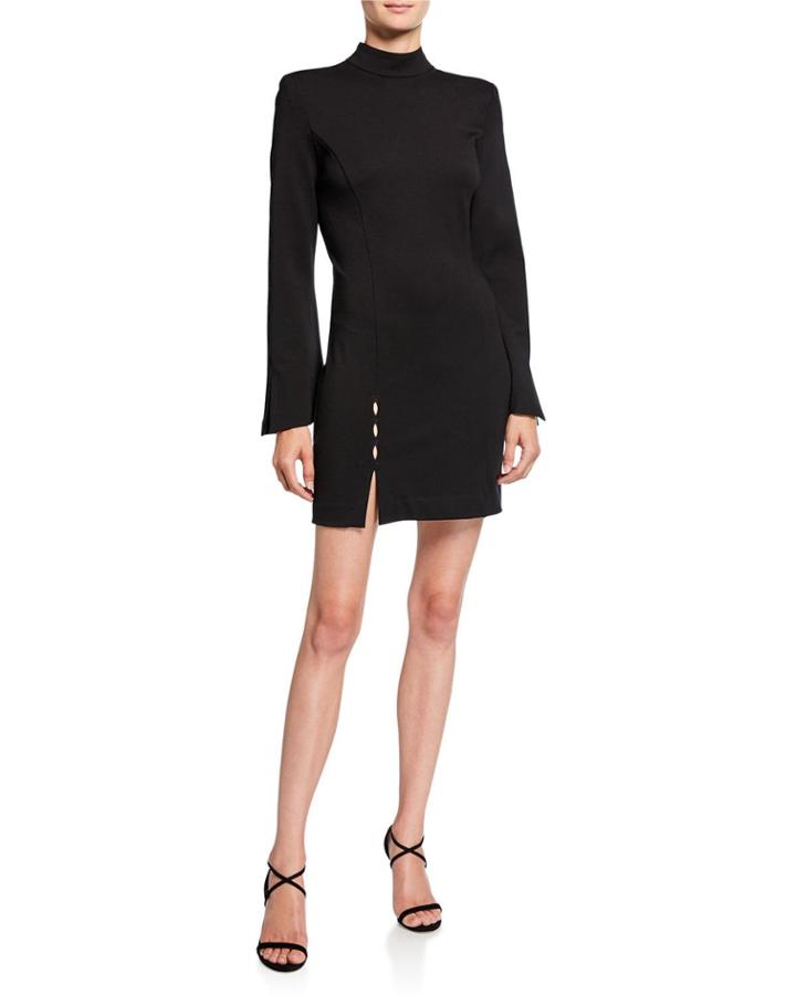 Samantha Mock-neck Long-sleeve