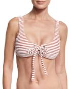 Striped Terry Lace-up
