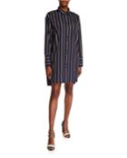 Marivin Striped Button-down Oversized Boyfriend