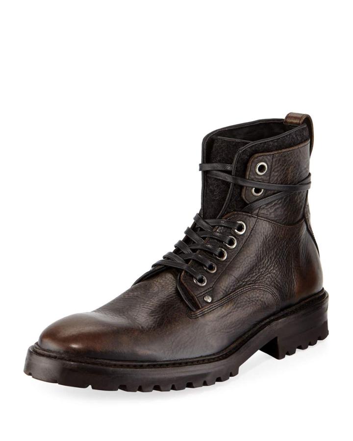 Catskill Leather Lace-up Hiking Boot