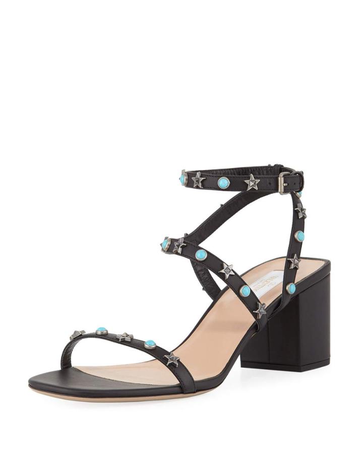 Leather Mix-studded