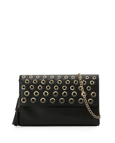 Tegan Small Grommet Clutch Bag