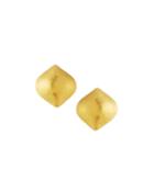 Large Clove Puff Button Earr