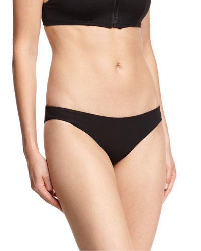 Lily Full Sporty Bikini Swim Bottom, Technical Black