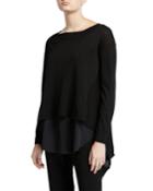 M Dasha Layered Long-sleeve Top