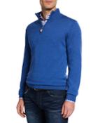 Men's Cashmere/silk Quarter-zip