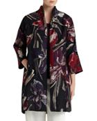 Mary Floral Jacquard Topper Coat