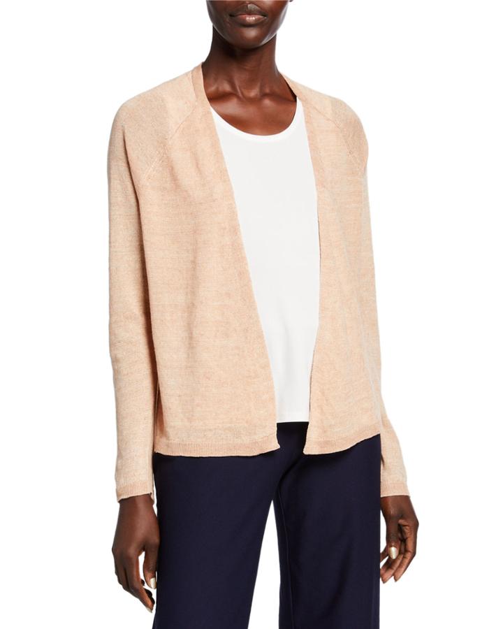 Petite Organic Linen Delave Cardigan