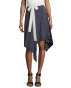 Danica Asymmetric-hem Wrap