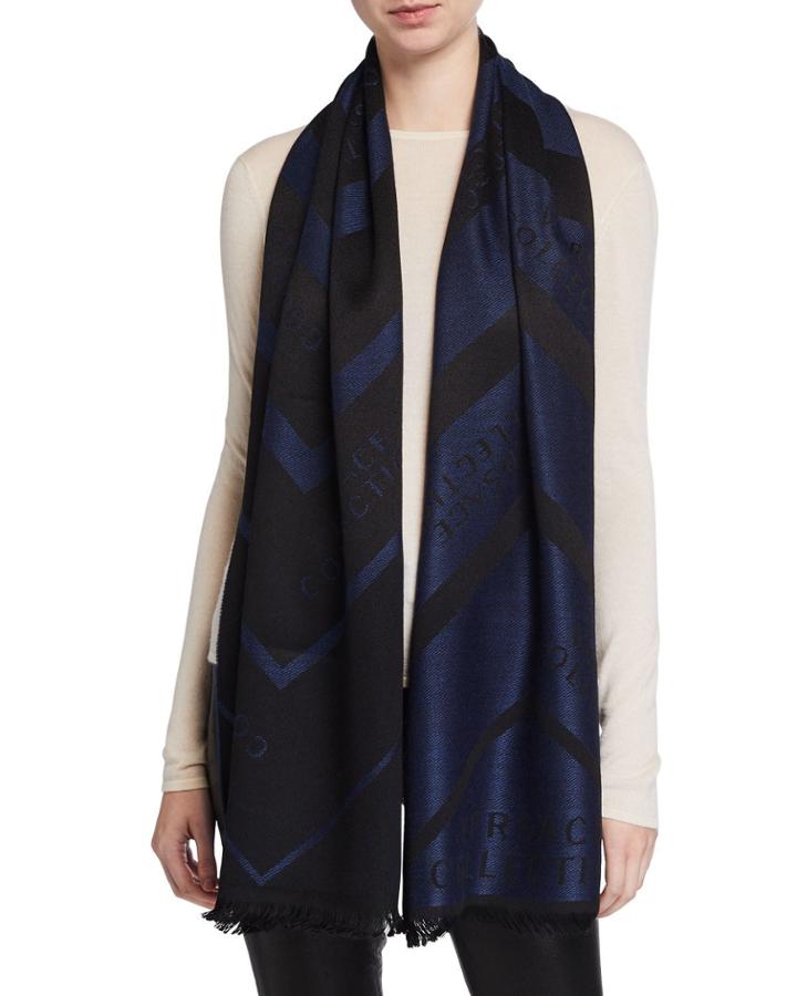 Logo-print Wool-blend
