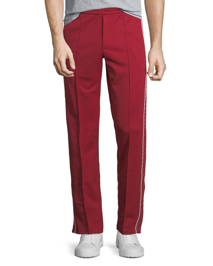 Embroidered Track Pants