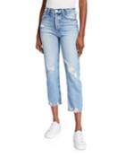 The Tomcat High-rise Distressed Jeans