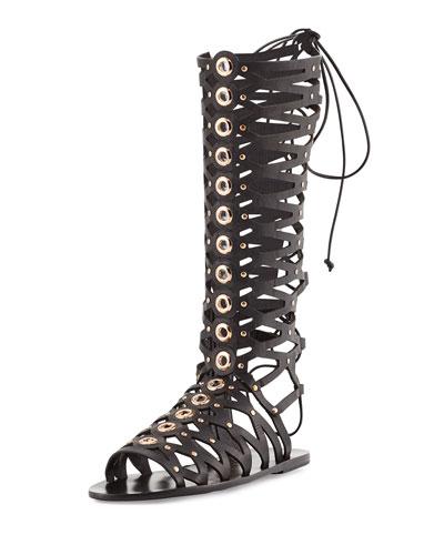 Symphony Tall Leather Gladiator