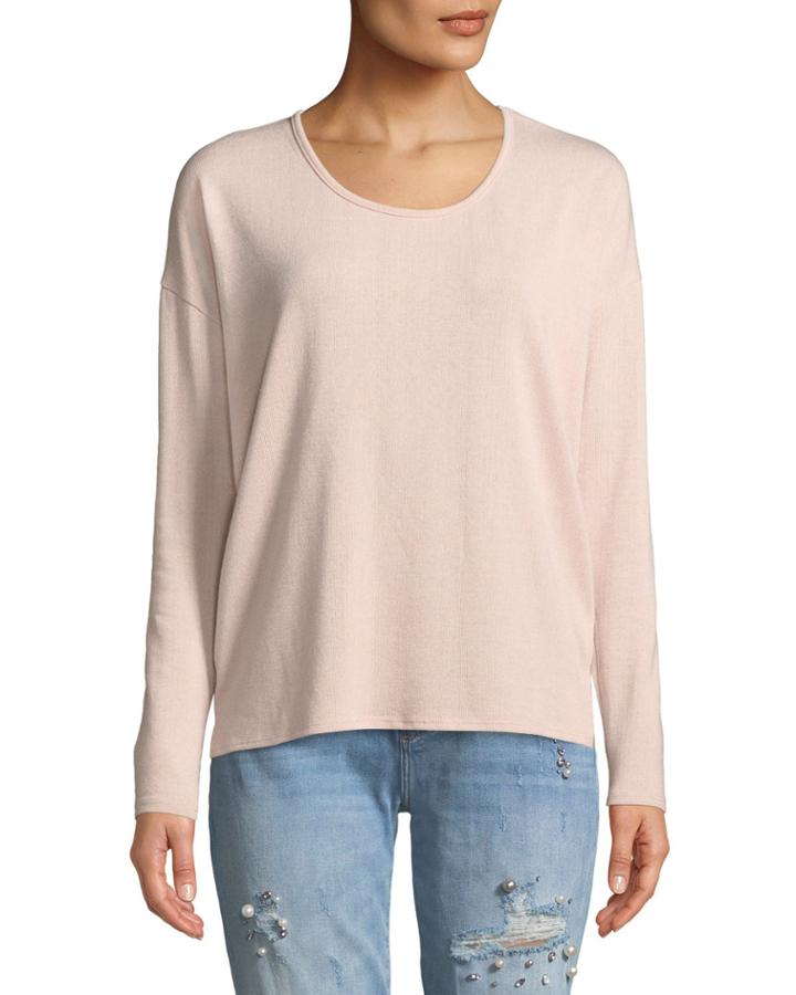 Keyhole-back Scoop-neck