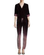 Zander Velvet Ombre Jumpsuit