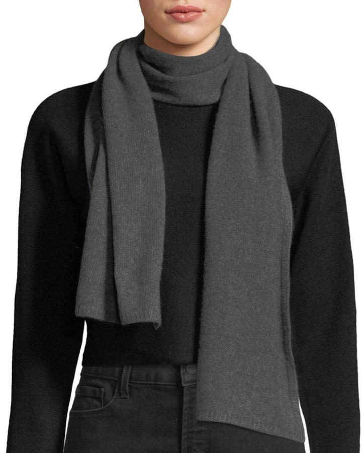 Ribbed-trim Cashmere