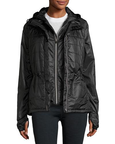 Packable Cinched-waist Wind-resistant Jacket