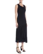 Fringe-bottom Sleeveless Dress