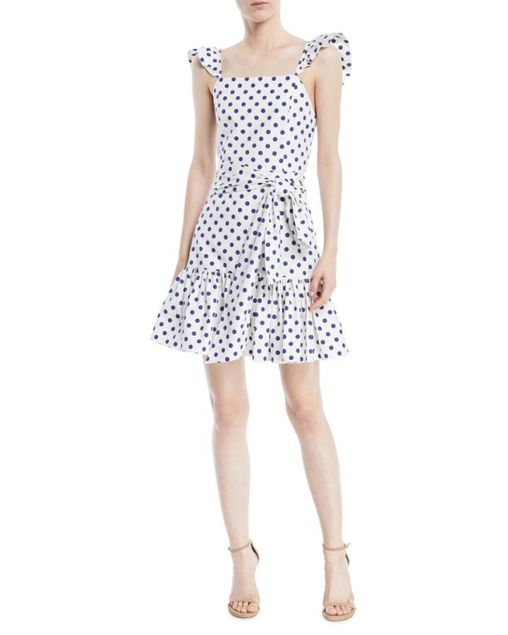 Farah Sleeveless Polka-dot