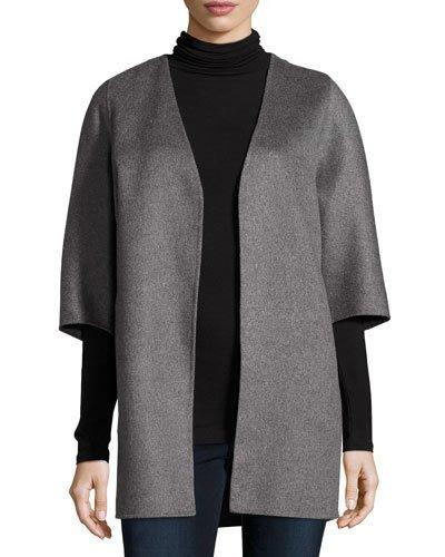 Double-faced Cashmere Cocoon Coat