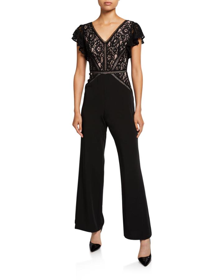 Lace Lattice Jumpsuit