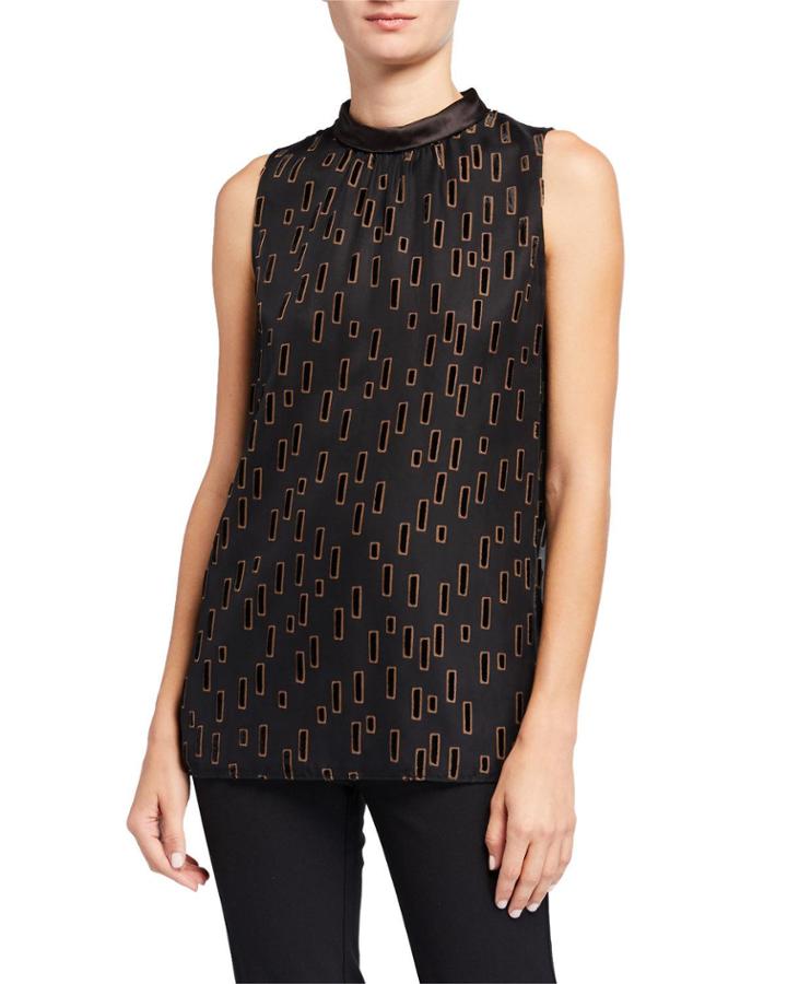 Didi Deco Droplets Burnout Blouse