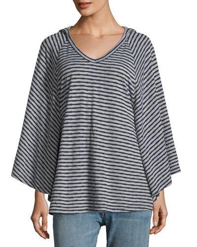 V-neck Cape-sleeve