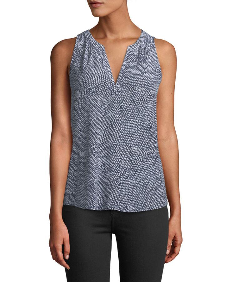Fifi Split-neck Printed Tank