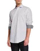 Men's Box-print Long-sleeve
