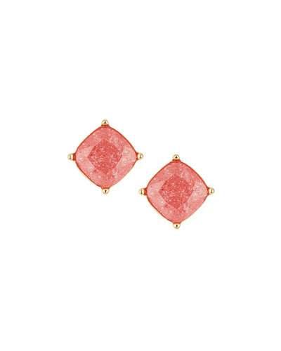 Pink Crackle Prong-set