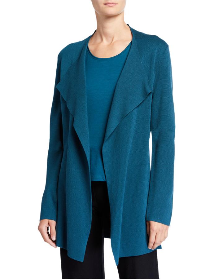 Petite Open Interlock Jacket