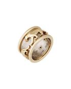 18k Two-tone Panthere Band Ring,