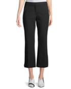 Anson Crop Crepe Pants W/ Tux