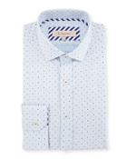 Textured Dot-print Dress