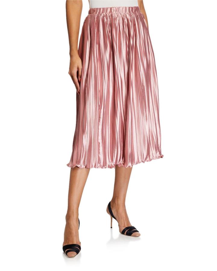 Pleated Satin