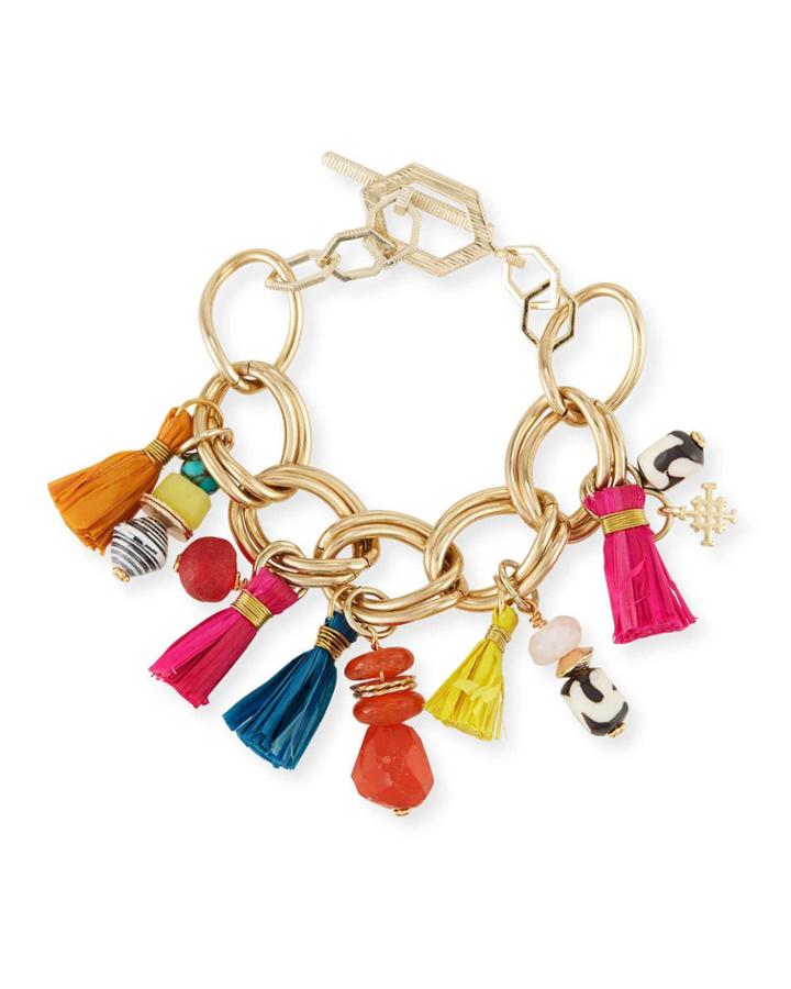 Tassel Statement Chain Bracelet,