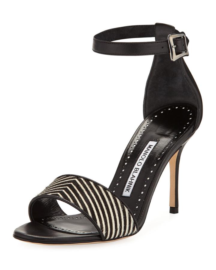 Tresov Pony And Leather Ankle-strap