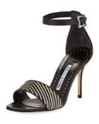 Tresov Pony And Leather Ankle-strap