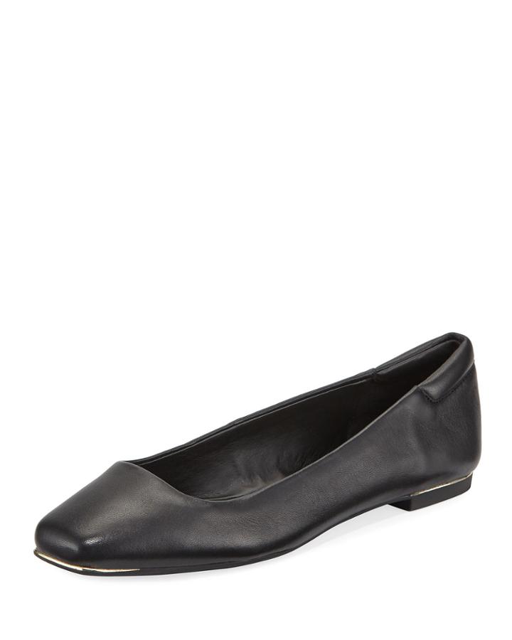 Temple Cap-toe Ballet Flats