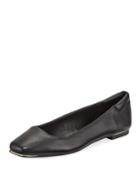 Temple Cap-toe Ballet Flats