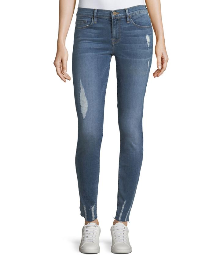 Le Skinny De Jeanne Raw-edge Jeans