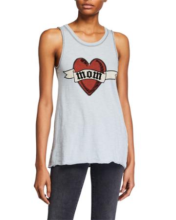Mom Heart Graphic-print Tank