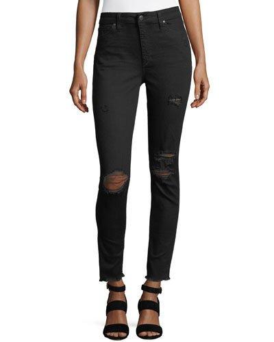 Charlie Distressed Skinny Ankle Jeans