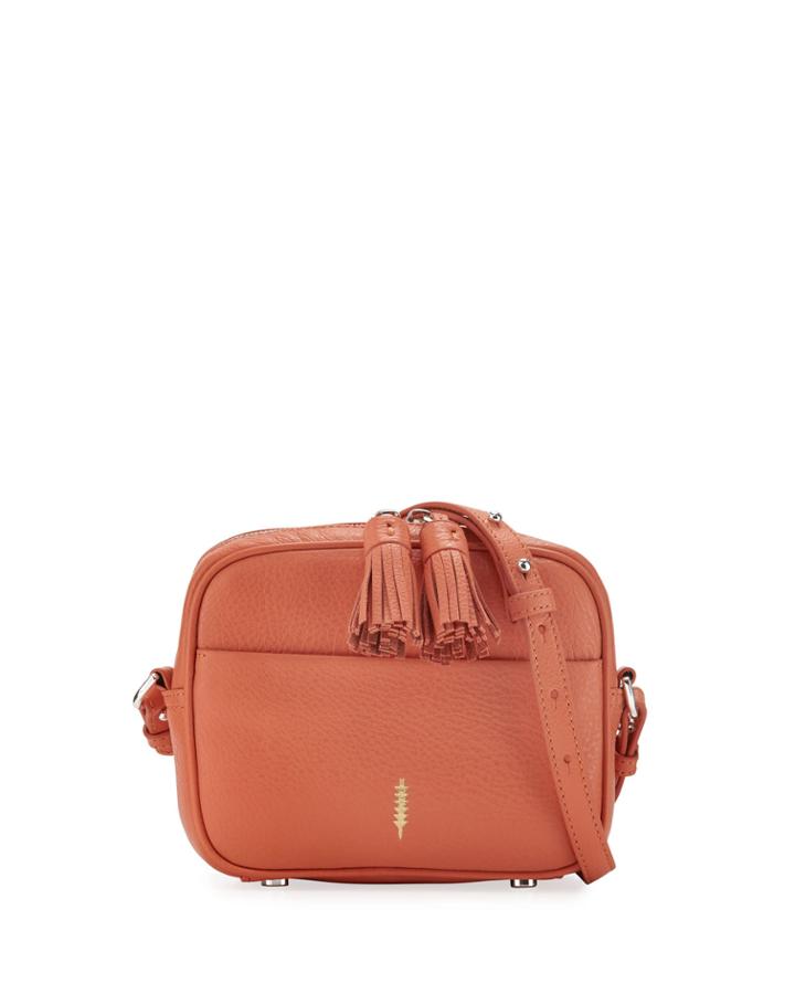 Lola Tasseled Leather Crossbody Camera Bag
