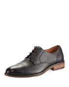 Erik Leather Lace-up Oxford, Black
