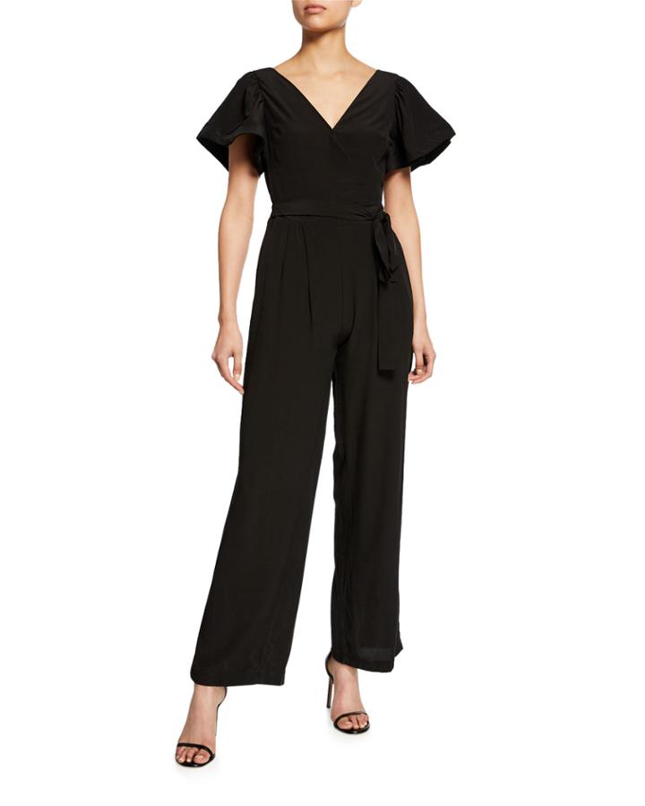 Flare Jumpsuit W/short Flounce