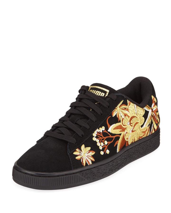 Suede Hyper Embroidered