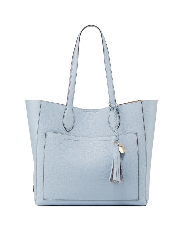 Piper Large Leather Shopper Tote Bag